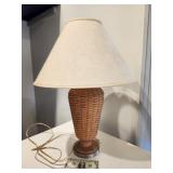 Longaberger Table Lamp, Basketweave Base