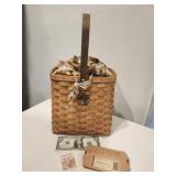 Longaberger Autumn Basket, Pumpkin Tie On