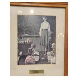 Norman Rockwell print, framed