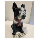Concrete French Bulldog Door Stop
