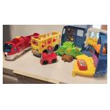 Fisher Price Little People bus, train, camper