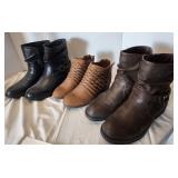 Ladies Shoes, Size 8, 3 pair