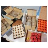 Partylite candles & glass candle holders