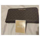 Michael Kors Travel Wallet, Brown Acorn