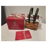 Longaberger 2013 Little Plaid Tidings Basket