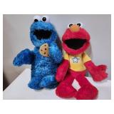 Elmo & Cookie Monster talking dolls