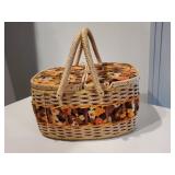 Sears Sewing Basket & contents