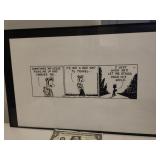 MUTTS Comic Strip, framed