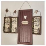 Out House Wall Hanging Decorations,