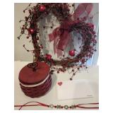 Longaberger Sweetheart basket, note cards