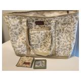 Longaberger Ivy Leaves tote / bag