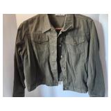 Green Denim Jacket - Size 18W