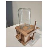 Candy dispenser with Kerr Canning Jar