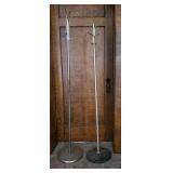 Metal Coat Racks, (2)