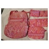 Vera Bradley back pack, (as is) wallet,