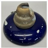 Cobalt-blue porcelain insulator #2