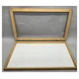 Wooden showcase