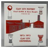 Clay City Pottery tile