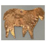 Michael Bonne sheep cutout, 1984