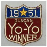 Duncan Yo-Yo 1951 patch