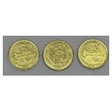 3 Elvis Presley tokens