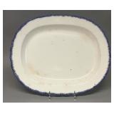 1800s shell-edge platter