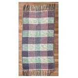 Rag rug, unusual colors