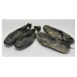 Antique track spikes, 2 pairs