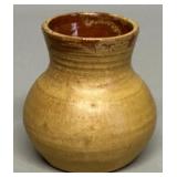 Brown County Hills yellow vase