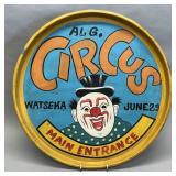 Al G. Circus sign, Watseka, Ill.