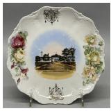 Michigan City Prison souvenir china plate