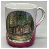 Lake Wawasee souvenir china cup