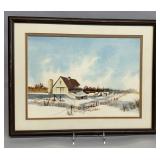Winter landscape by Joan Bohlander