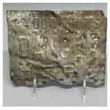 Voltage sign w/ bullet holes