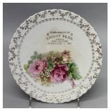Zanesville, Ind., advertising plate