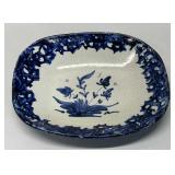 Bastine Pottery dish, sponged, 1988