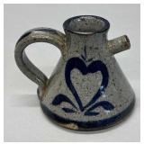 Bastine Pottery oil lamp, 1984