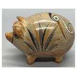 Folk art Tonala pig bank