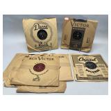 RCA Victor 78 rpm records, plus