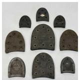 Antique rubber heels