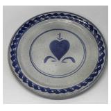 Bastine Pottery charger, 1984