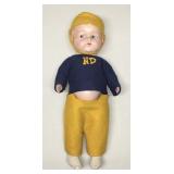 Notre Dame antique football doll