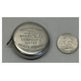 Brazil Clay Co. tape measure