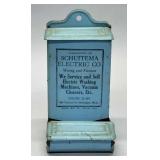 Advertising wall match holder