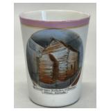 Lincoln cabin birthplace souvenir china