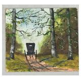 Landscape with buggy by Don Austin