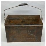 Metal store carrier, Indiana grocer
