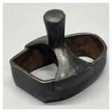 Cast-iron leather cutting mold, marked
