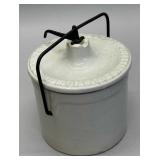 Western Stoneware Co. clamp jar