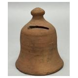 Bell-shaped pottery bank